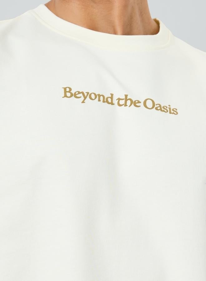 ستايلي تيشيرت واسع بطبعة جرافيك - Image 4